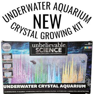 NEW Underwater Crystal Aquarium Science Kit Growing Set Craft STEM Model Science